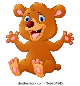 Funny Bear cartoon