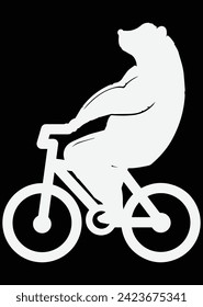 
Funny Bear Cycling eps cut file for cutting machine