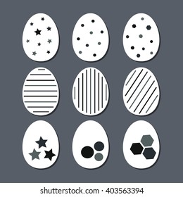 funny and beautiful eggs for Easter, Easter, holiday, Easter symbol