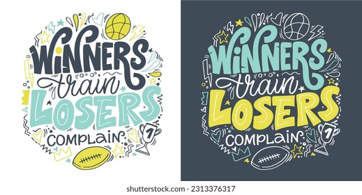 Funny and beautiful hand drawn motivation lettering quote in modern calligraphy style. Inspiration slogans for print and poster design. Vector for t-shirt design, tee print, mug print.