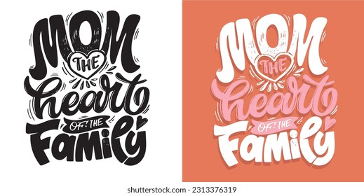 Funny and beautiful hand drawn motivation lettering quote in modern calligraphy style. Inspiration slogans for print and poster design. Vector for t-shirt design, tee print, mug print.