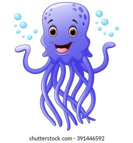 Funny and beautiful jellyfish