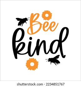  Funny bee quotes phrases set with honey, flowers, bee heart, slogans, word honey, valentine bee collection. Cute summer yellow vector illustration with honey lettering Motivation card.
