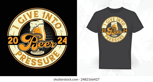 Funny Beer Lover Vintage Beer T-shirt Design