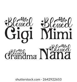 Funny Best Grandmother Quotes Set