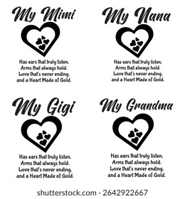 Funny Best Grandmother Quotes Set