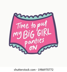 Funny Big Girl Panties Graphic
