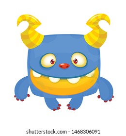 Funny bigfoot or yeti character design. Vector illustration