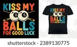 Funny Billiards Game Gift Retro Vintage Pool Player T-shirt Design