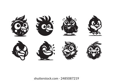 Funny Bird Emoji Bundle Pack