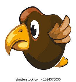 Funny Birds Character Vector  icon