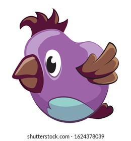 Funny Birds Character Vector  icon