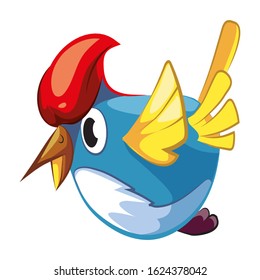 Funny Birds Character Vector  icon