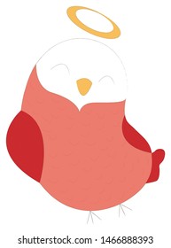Funny birds. Stock Vector Illustration
