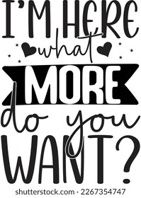 Funny Black Bold Script Typography on White Background.  Best Quote-Saying-Slogan for Printing On Mugs, Bags, Shirts, Pillows or another Crafts.