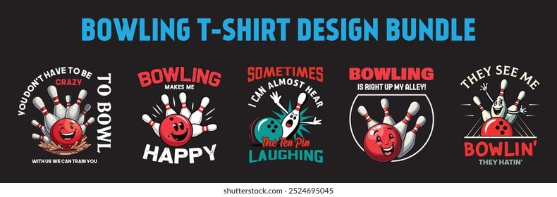 lustig Bowling T-Shirt Design, Bundle,
