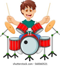 Ilustraciones Imagenes Y Vectores De Stock Sobre Nino Tocando Bateria Shutterstock