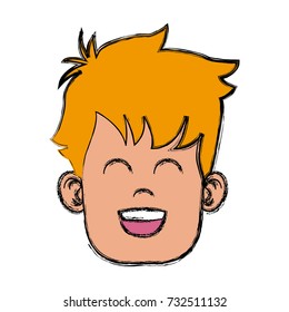 Funny boy face