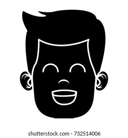 Funny Boy Face Stock Vector Royalty Free 732514006 Shutterstock   Funny Boy Face 260nw 732514006 