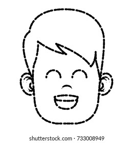 Funny boy face