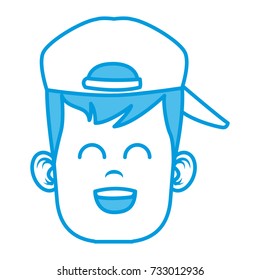 Funny boy face
