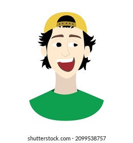 Funny Junge Illustration Design für Sie Arbeit