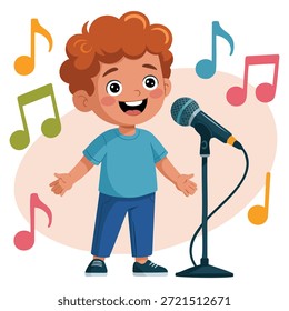 Divertida Ilustración vectorial de poses y expresiones de niños adecuada para personajes de dibujos animados juguetones, comportamiento infantil, estudios de humor y obras de arte creativas expresivas