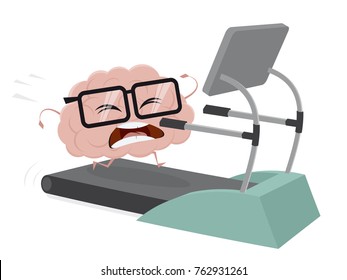 Funny Brain Training On A Treadmill