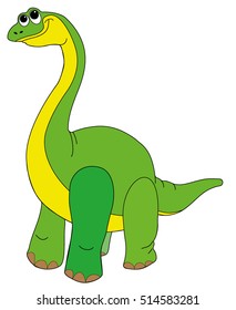Funny brontosaur