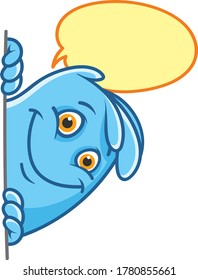 Funny bubble gum character mascot