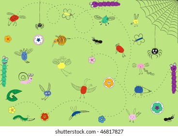 Funny bugs set