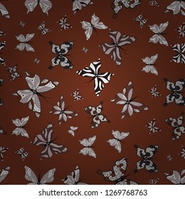 Funny butterfly pattern for textile and fabric. Fashion style. Creative vector background with butterfly, wings, neon color. Abstract seamless butterfly pattern for girls, boys, clothes, wallpaper.