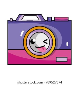 funny camera technology kawaii cartoon