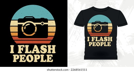 Funny Cameraman Fotograf Fotografie Retro Vintage T-Shirt Design