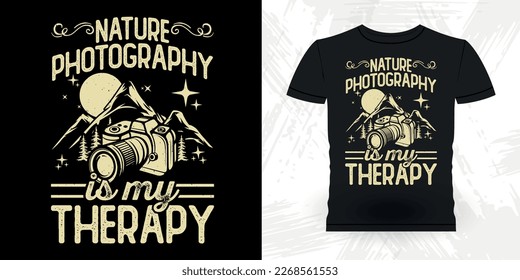 Funny Cameraman Photographer Photography Retro Vintage T-Shirt Design