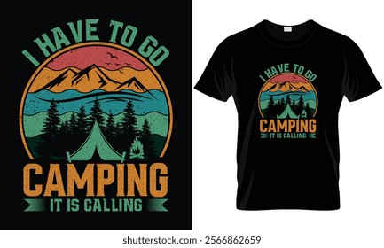 Funny Camp Tees for Guys Cool Shirts for Outdoor Camping, Funny S