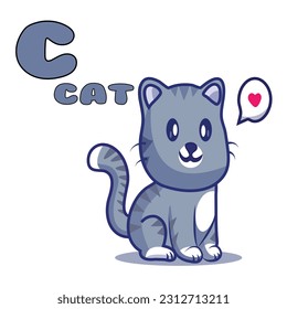 Funny Capital Letters Alphabet C for Children Education.coloring alphabet for kids.