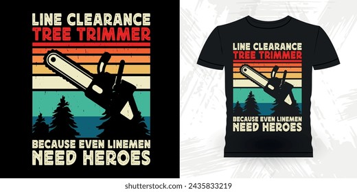 Funny Carpenter Arborist Woodworking Gift Retro Vintage Arborist T-shirt Design