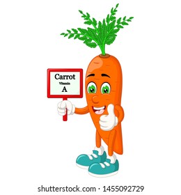 Funny Carrot Cartoon For Your Design