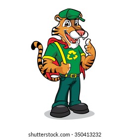 Funny carton Tiger 