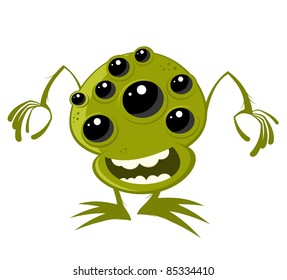 funny cartoon alien