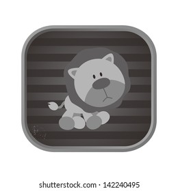 funny cartoon animal lion
