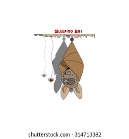 Funny Cartoon Bat