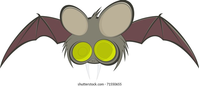 funny cartoon bat