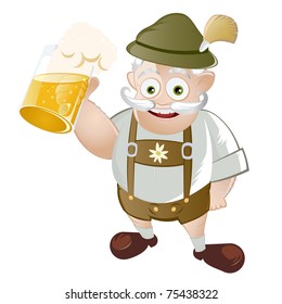 funny cartoon bavarian