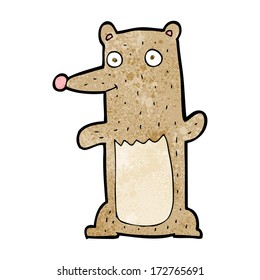 oso de caricatura divertido