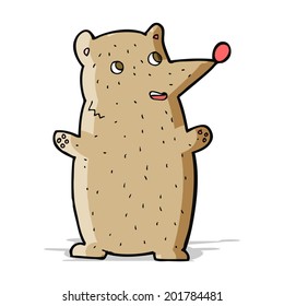 funny cartoon bear