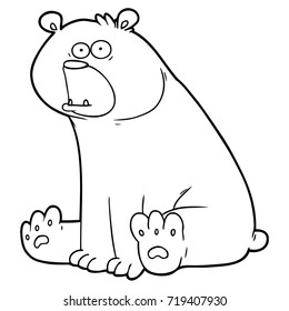funny cartoon bear