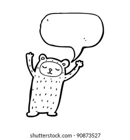 funny cartoon bear