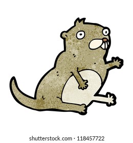 lustiger Cartoon-Biber